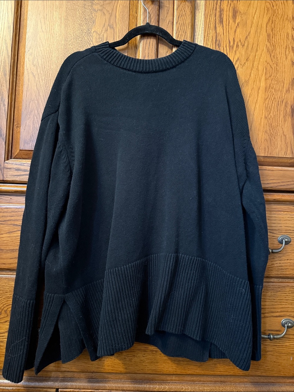 Gap black slouchy sweater